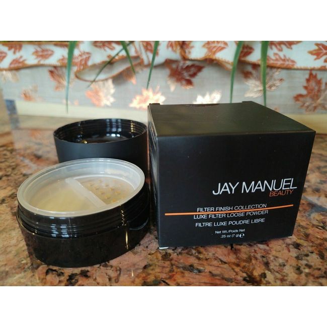 Jay Manuel Filter Finish LUXE FILTER LOOSE POWDER Sets Foundation Pores ~ MEDIUM