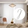 TA-VIGOR 100Pcs Metal Pinch Pleat Curtain Hooks
