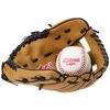 Midwest Kids Glove & Ball Set - Brown/Black, 9 inch