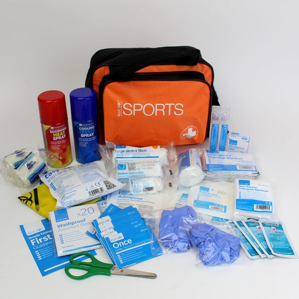 Astroturf Team Sports First Aid Kit. Highly Visible Pitchside Medical Bum Bag.