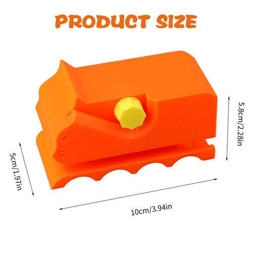 Cardboard Cutter for Cat Scratchers, Cardboard Strip Cutter, DIY Cat Scratching Post Cardboard Strips Tool, Ergonomic Design, Adjustable, Compact Design, Easy to Carry, For Cat Lovers (Orange Color)