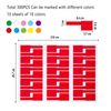 ZhenSFlourish, Cable Tags, 300 pcs Cable Label, (10 Colours) Wire Labels, Cable Identification Tags