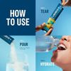 Electrolyte Hydration Drink Mix Lemon Lime Non-GMO 16 Servings 3x Electrolytes