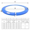 Trampoline Pad, 10ft 12ft 14ft Trampoline Replacement Safety Pad, Waterproof ...