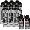 Touch N Seal Gun Foam Black Polyurethane Foam - 1 Case(12/24oz Cans)