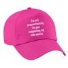Flox Creative Pink Baseball Cap Not Procrastinating I'm Completing My Side Quests