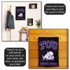 TCU Black Garden Flag Yard Banner