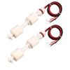 Sourcingmap PP Float Switch for Water Pump Tank Liquid Water Level Sensor M10 115mm Length 2pcs