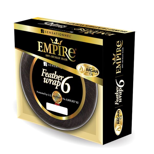 Sensationnel Empire Bump weaving hair - Empire Wrap 6 human hair short feather weave bump- Empire HH Feather Wrap 6 inch (27 HONEYBLONDE)