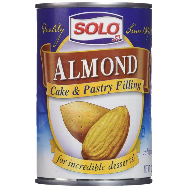 Solo Almond Cake and Pastry Filling 12.5oz, 2 Cans