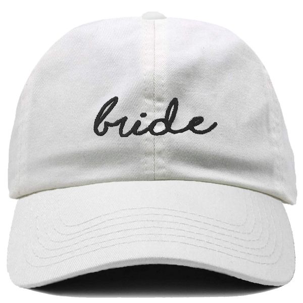 Dad Hat Unconstructed Low Profile Bridal Baseball Cap - Bride