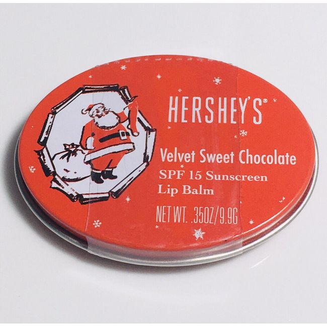 Hershey’s VELVET SWEET CHOCOLATE Spf 15 Lip Balm in Tin ON10 Factory Sealed