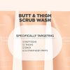 Butt Scrub Wash | Booty Scrub Body Exfoliator for Acne, Cellulite, Ingrown Hair, Bikini & Razor Bump | Exfoliating Body Scrub for Sensitive and All Skin Type | Body Scrub Exfoliator Formulated with Rosemary Extract, Centella Asiatica, and Other Natural In