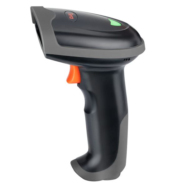 Tera Pro-Serie Extreme Leistung Barcode-Scanner 1D Kabellos Laser, 2.4G Wireless & Bluetooth Schnelles & USB Wired Kabelgebunden & Präzises Scannen für Ultralange Barcodes Plug and Play, L0013B-OG