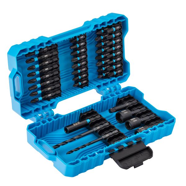 OX Pro Impact Drill & Drive Accessory Set – 40 Piece