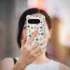 GlamCase for Pixel 9 Pro, Google Pixel 9 Pro Clear Case - Flamingo Tropical Leaf Pattern printed Clear ShockProof Protective Back Clear Case for Pixel 9 Pro