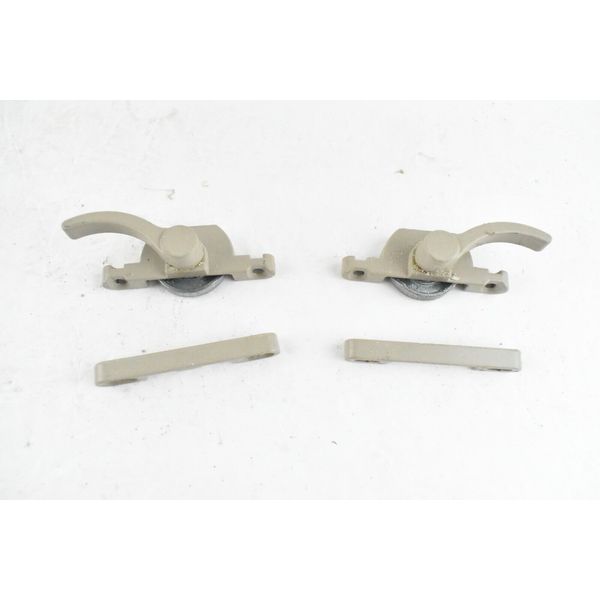 Left And Right Wing Vinyl Window Latch Kit Champagne Color