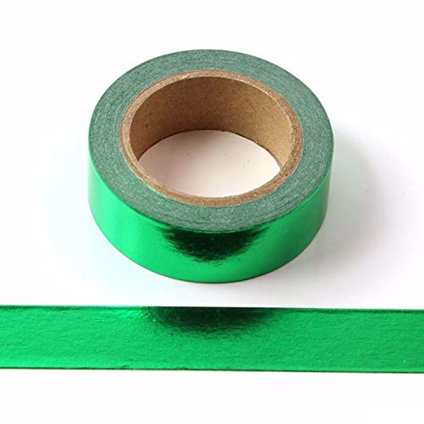 Masking Tape Washi-Klebeband, dekorativ, selbstklebend, 15 mm x 10 m (Grün)