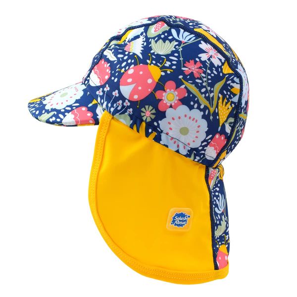 Splash About Girls Legionnaire Sun Hat, Garden Delight, 1 Year EU