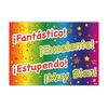 SuperStickers Postcard: Praise Words,green|white,148 x 105mm
