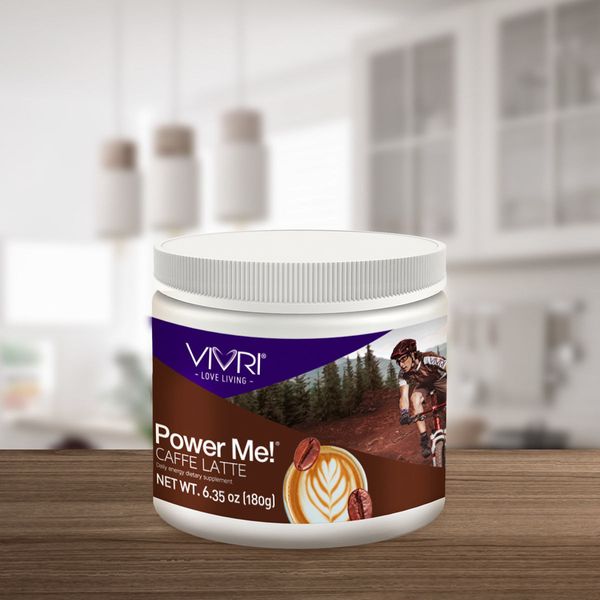 VIVRI- POWER ME- Cafe latte- 30 day- Natural Energy Mix-