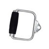 qibylift Deluxe LAT Pull Down Bar Strength Training Double D Handle Tricep V Shaped Press Down Bar with Rubber (Single D)