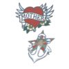 WMU Vintage Heart Anchor Tattoo