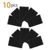 sourcing map Women 3 Rows 2 Hooks Adjustable Brassiere Strap Extender 10 Pcs Black