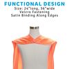 Everfan Orange Polyester Satin Superhero Cape - Kids
