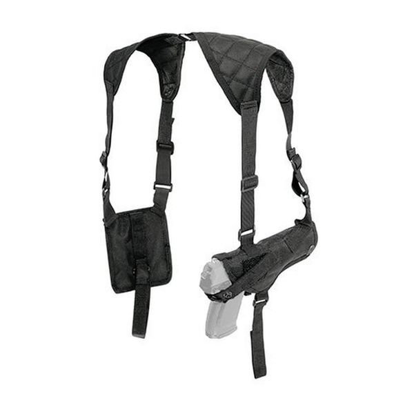 Crosman CSHB Adjustable Ambidextrous Shoulder Holster, Black