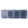 Upluckey Screw Organizer Storage Bins, 1 Pack Stackable Plastic Bins with Lids Divider Compartment Containers for Garage/Craft Tool Organizing