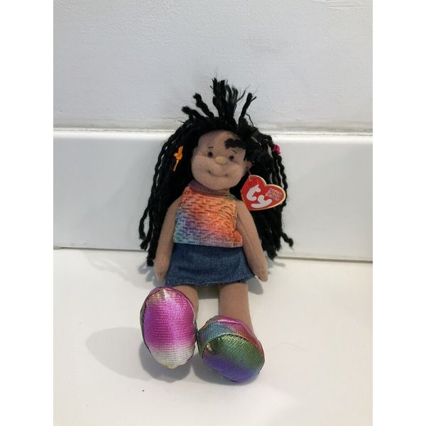 Ty Teenie Beanie Boppers "JAZZY JESSIE" Retired MWMT Soft Plush Toy Girl Posable