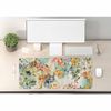 Woutay Desk Mouse Pad,Flower,Extended Large Mouse Mat Desk Pad