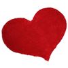 Quick-drying Heart Pure Heart Bath Mat Red Made In Japan