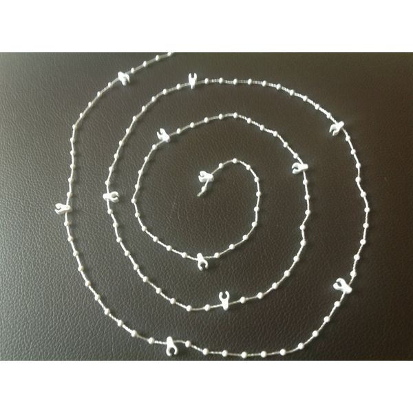 100 x white links High quality Vertical Blind Bottom Chain For 89MM 3.5