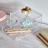 InterDesign Clarity Stacking 3 Slim Drawer, Clear