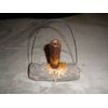 Lighted Flickering Candle Log Ornament / Decoration