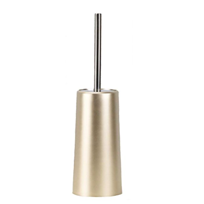 A'sTool Toilet Brush Holder Stainless Steel Gold Silver (Gold)