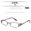 KLESIA Women's Reading Glasses, Senior Glasses, Blue Light Cut, Stylish, Ultra Lightweight, Aspheric Lens (3.5, Noble Purple)