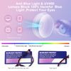 OKH Women Reading Glasses 3 Pack Blue Light Blocking Computer Anti Glare Spring Hinge Rectangle Readers (3pcs Different Tortoise 3.0+)