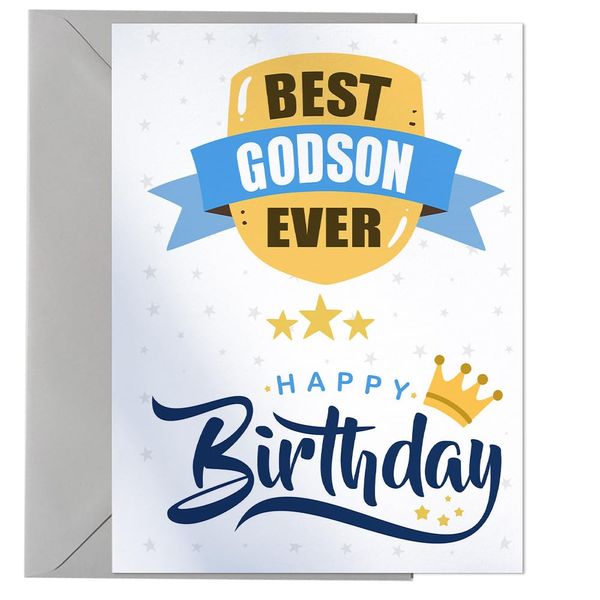 Happy Birthday Card for Best Godson Ever