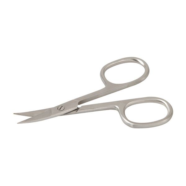 Silverline 940498 Stainless Steel Curved Nail Scissors 90mm