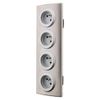 Zenitech - Block of 4 16A 2P+E sockets to be wired