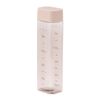 KEYUCA Luart Square Water Bottle with Time Marker, 480ml, Pink