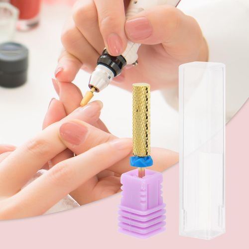 VOCOSTE Nail Drill Bit, Nail Drill, Nail Machine Bit, Nail Tool, Cuticle Treatment, Exfoliating, Nail Polishing, For Home Salons, Nail Care, Medium