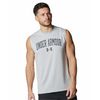 UA Tech Graphic Sleeveless Shirt, mod grey, L
