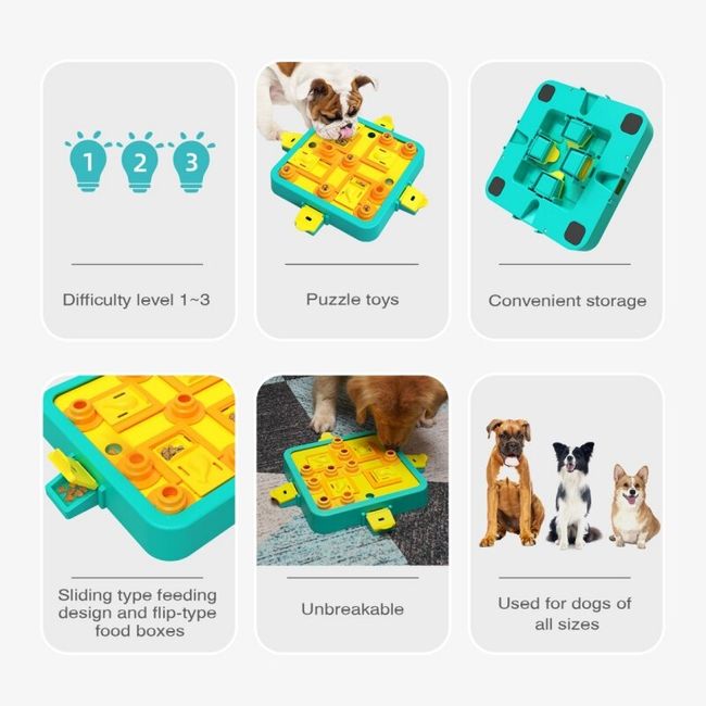 Dog Puzzle Pet Food, Educational Dog Toy