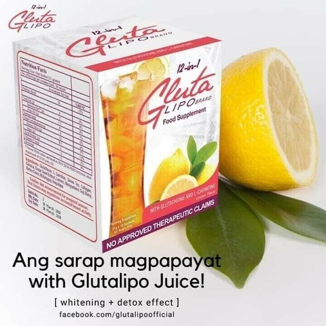 ❤️Gluta Lipo 12in1 Whitening & Slimming Lemon Juice Powder(🇺🇸seller)