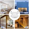 Aiwode Square Hanging Lamp Socket E26 Base, For Hanging Ceiling, Bulb Socket, Lamp Socket, LED Compatible, Pendant Light, No Construction Required, Easy Installation, PSE Certified (White, Pack of 3)