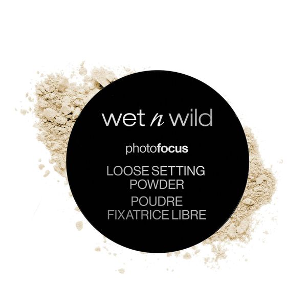 wet n wild Photo Focus Loose Baking Setting Powder, Highlighter Makeup, Fair to Medium & Tan Skin Tones, Translucent